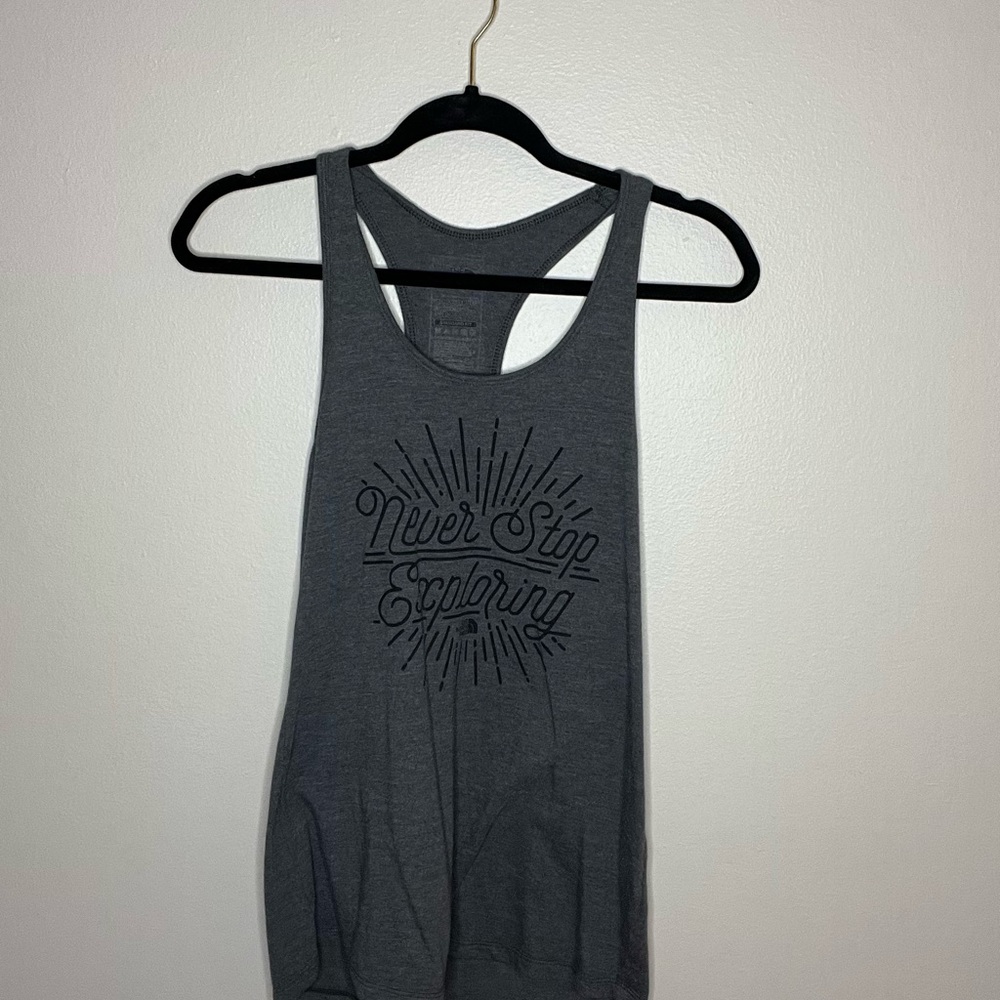 The North Face Dark Gray Graphic Tank Top